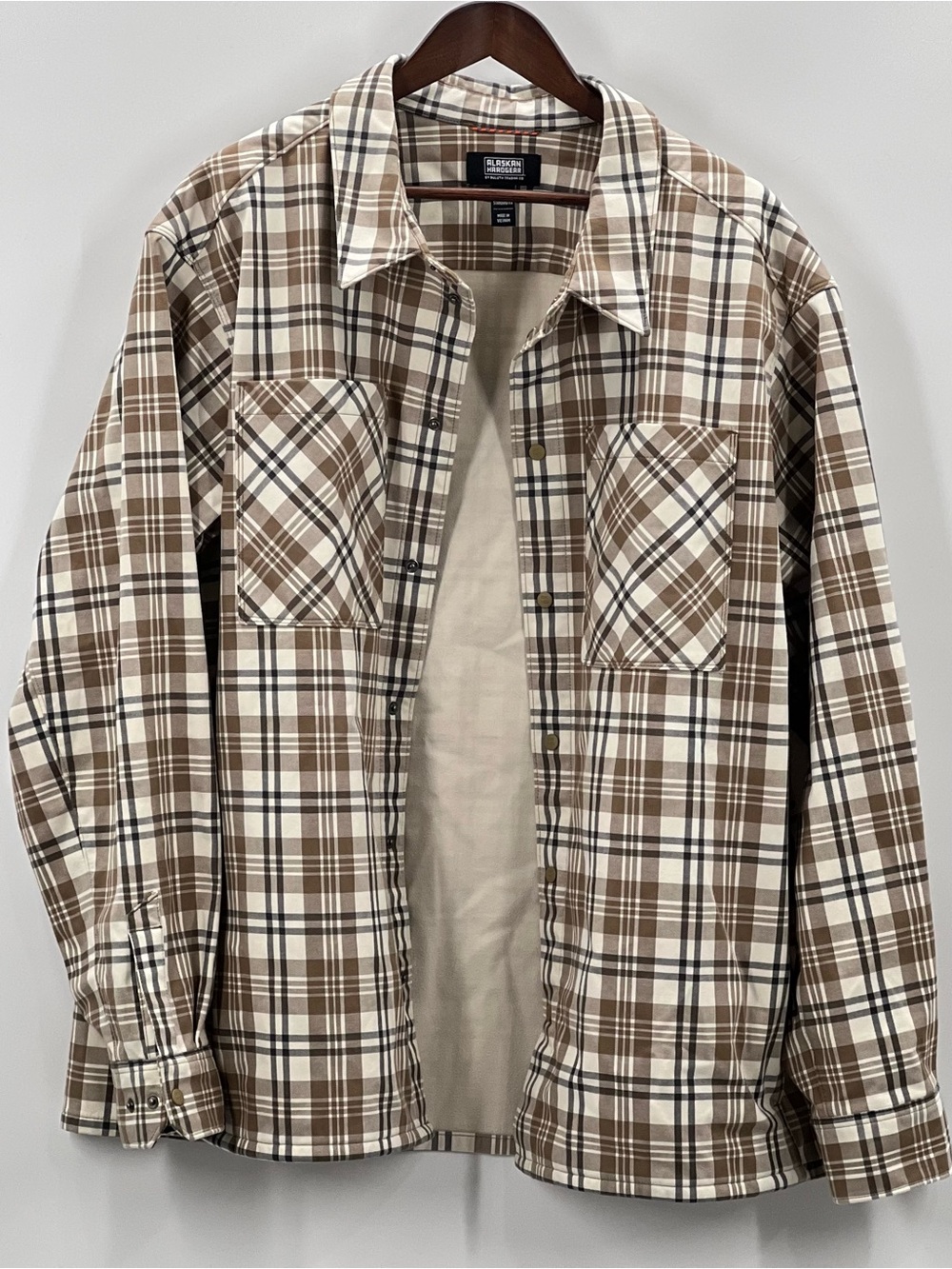 247 Duluth Men's fleece-lined flannel shirt jacket
